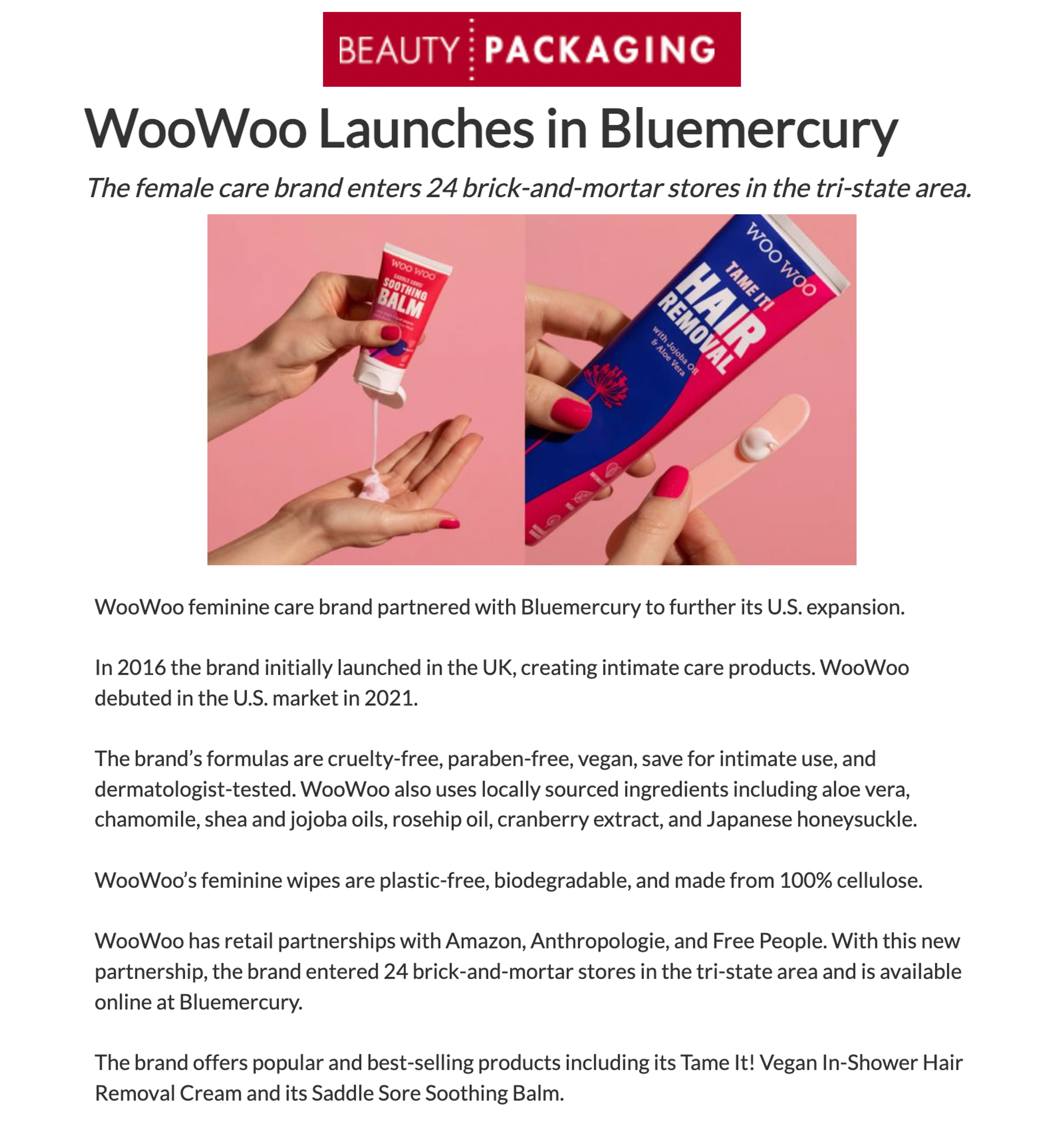 Beauty Packaging x WooWoo x 5.9.24