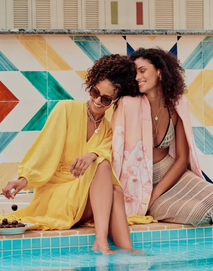 Girls Near Swimming Pool