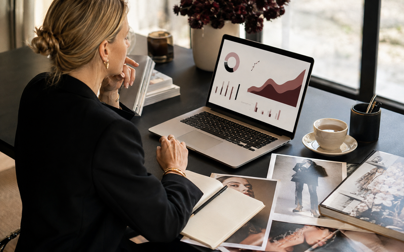 PR strategist analyzing growth in AI visibility and organic search